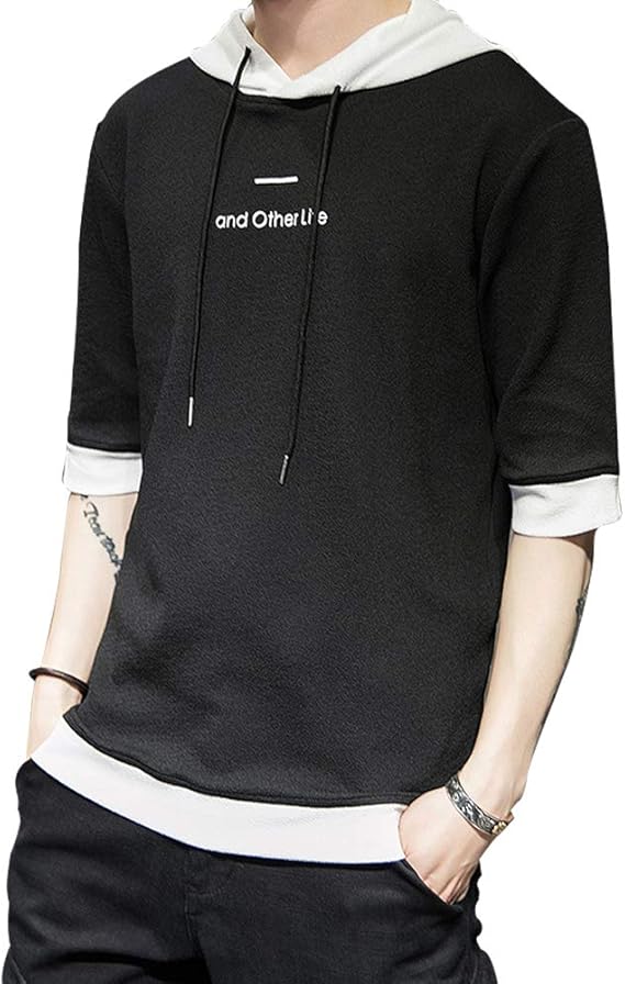 Amazon Wakeup パーカー メンズ 半袖 無地 Tシャツ 薄手 快適な 通気性 カジュアル 大きいサイズ 夏 Tシャツ カットソー 通販