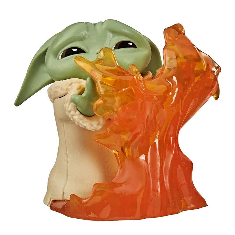 Star Wars The Bounty Collection Series 2 The Child Collectible Toy 2.2-Inch “Baby Yoda” Stopping Fire Pose Figure