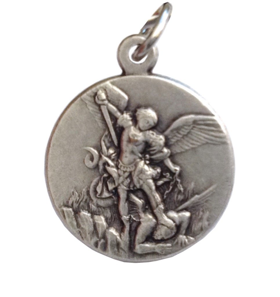 Photo 1 of SAINT MICHAEL THE ARCHANGEL MEDAL " THE ORIGINAL ONE " - THE PATRON SAINTS MEDALS - 100% MADE IN ITALY
