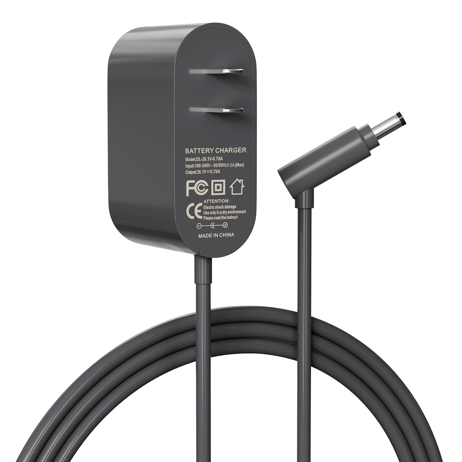 Photo 1 of 26.1V Cordless Vacuum Cleaner Charger Compatible with Dyson V8 V7 V6 SV04 SV03 SV05 SV06 SV07 SV09 SV10 SV11 DC59 DC58 DC61 Animal Motorhead Absolute Replacement Power Cord 967813-02 205720-02 Adapter