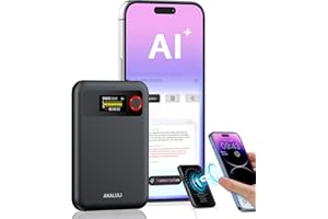 AKALULI AI Voice Recorder with Transcribe Summarize: Note Voice Recorder with APP Control, 30H Continuous Recording, 64GB Memory Support 100+ Languages, AI Recorder for Calls, Lectures, Meetings