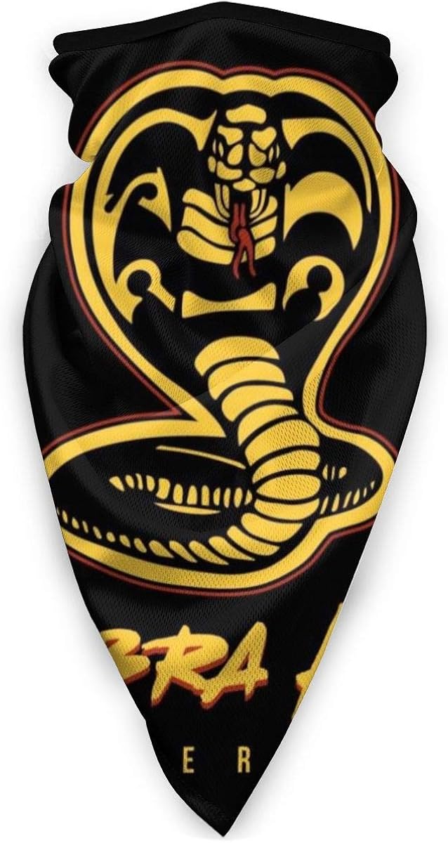 Cobra Kai Material Karate Kid Face Mask Bandanas For Dust, Outdoors, Festivals