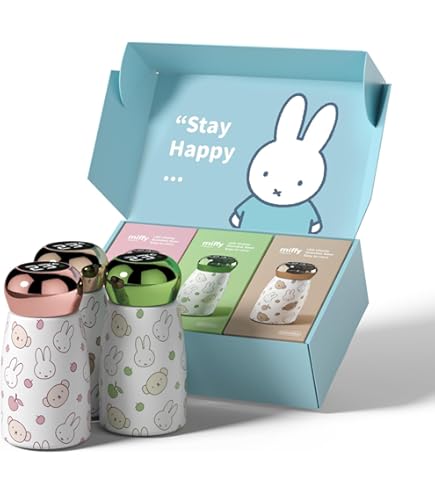 Amazon.com: Skater Miffy Stainless Steel Insulated Mug, 320ml