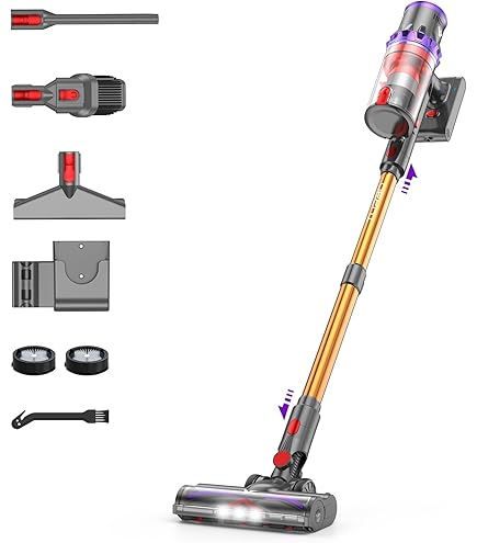HONITURE S13 Pro Cordless Vacuum Cleaner, 450W 38KPA Vacuum