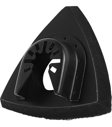 FANJIE 25 Pcs 93mm Triangle Sanding Pads Paper Set Hook & Loop