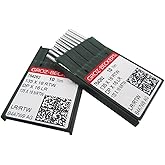 GROZ-BECKERT Needle in CKPSMS Clear Plastic Box - 20PCS Groz-Beckert 135X16RTW 135X16LR DPX16LR Leather Sewing Needles (Needle Size:18/110)