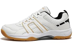 ASHION Pickleball Shoes for Men Tennis Shoes Sneakers for All Court Racquetball Athletic Shoes for Racquet Sport | Arch Support