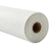 Phifertex Vinyl Mesh Roll - White, 4 Yards x 54 Inches | Vinyl Fabric by the Yard for Outdoor, Arts &amp; Crafts, DIY Projects Use, Weather-Resistant Mesh Material