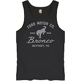 Ford Motor Co Bronco Detroit MI Tank Top Vintage Truck Since 1966 4x4 Off Road Adventure Classic Car Fan Men's Top