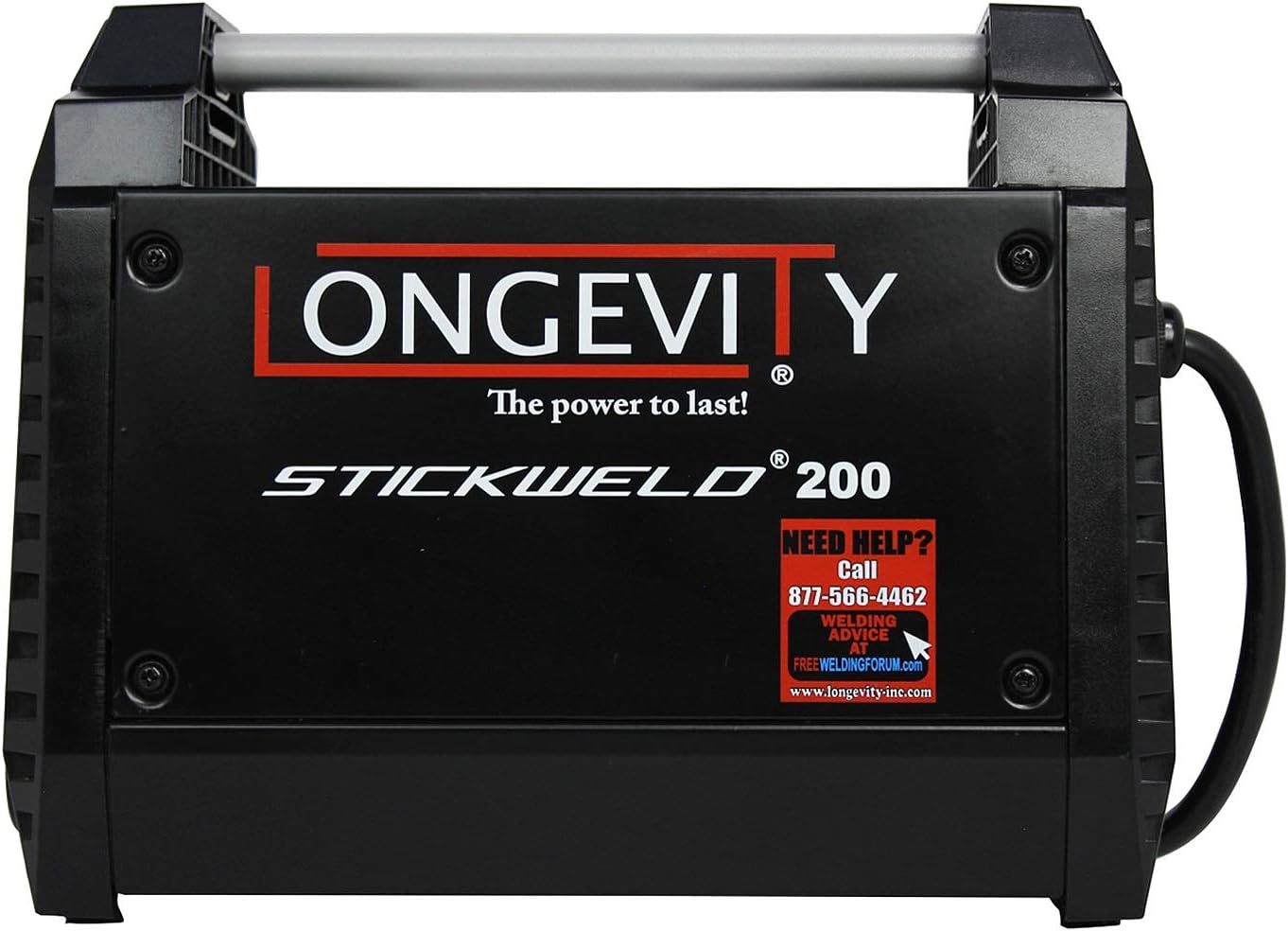 Longevity STICKWELD 200 200 Amp 220V STICK Welder with AntiStick 6010/