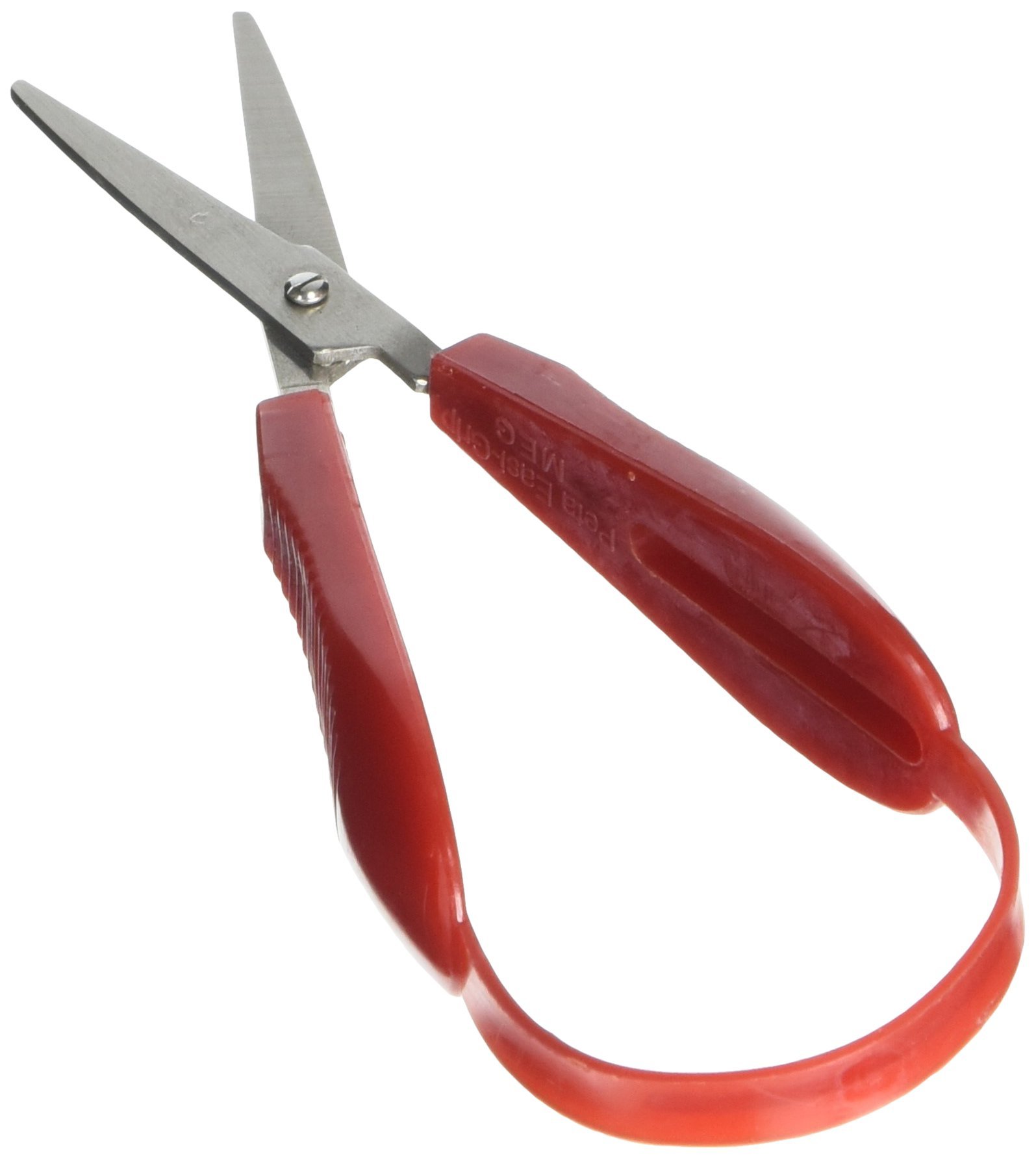 HOMECRAFT Easi-Grip Scissors with Round Tip, Both Left and Right, 1" Blade, Lightweight and Easy to Use Scissors for Cutting, Scissors for Children and Disabled, Easy Grip Safe Handle Scissors