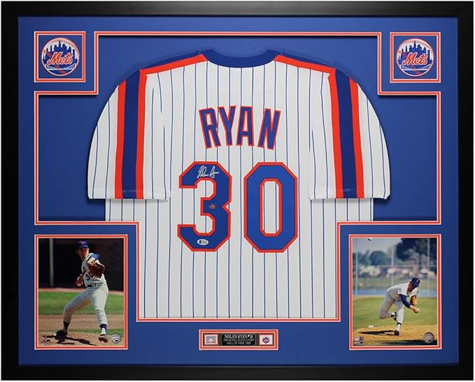 nolan ryan framed jersey