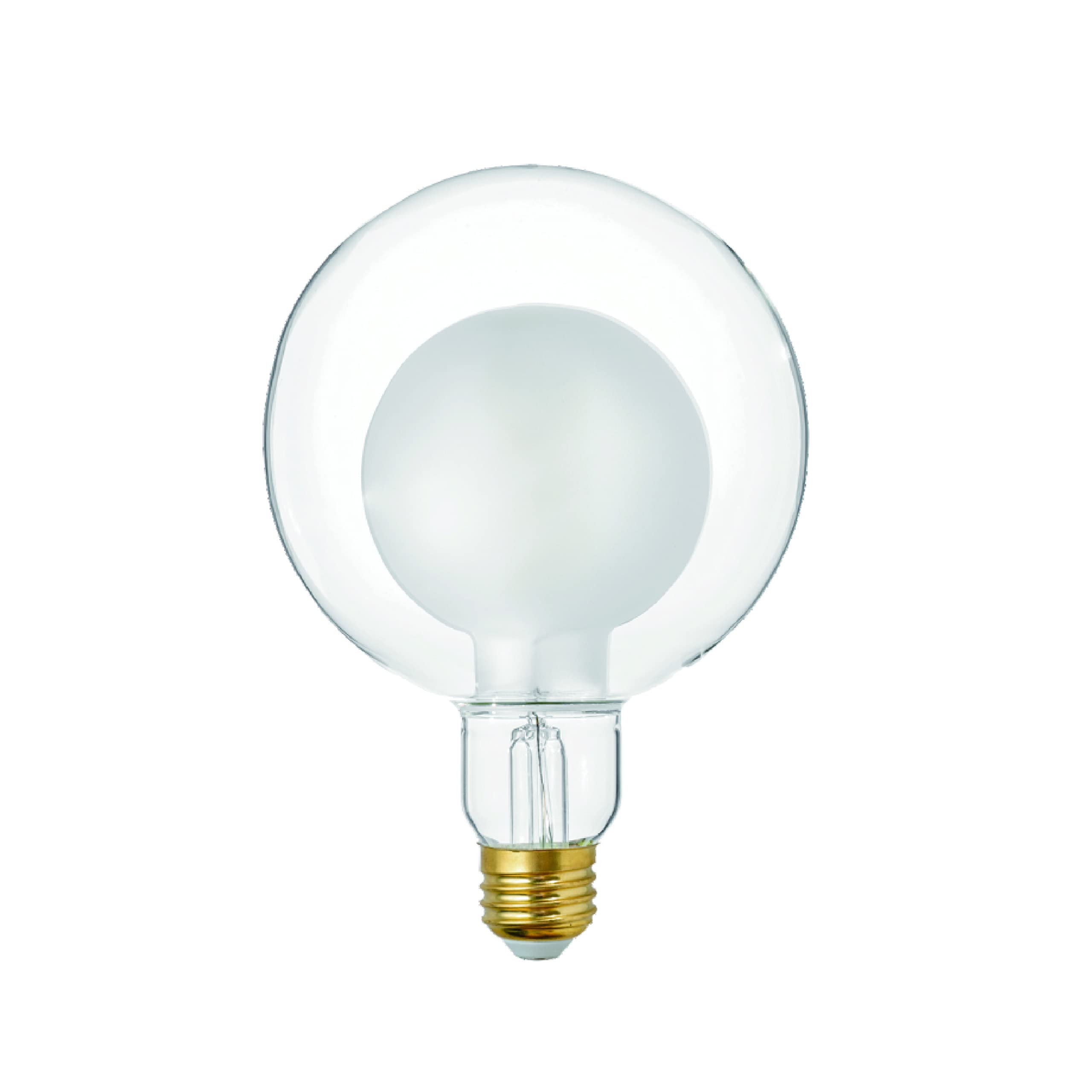 SD LUX DIMMABLE LED Bulb Vintage Globe Bulb Decorative Light Bulb Within Bulb G125 E27 6W 400LM(Equivalent) ES Screw, 1 pc (Frosted)