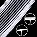 Gejoy 6000 Pieces Plastic Tagging Gun Fasteners Clothing Price Tag Label Tag Barbs, 3 Sizes (1 Inch, 2 Inch, 3 Inch)