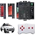 12V Weelye RX23 Socket B 2.4G Bluetooth Receiver Control Box Kit is for Power Wheels,Wellye Remote RX18 RX43 Speed Controller Box Transmitter Conversion kit for Kids Ride On Car Replacement Parts