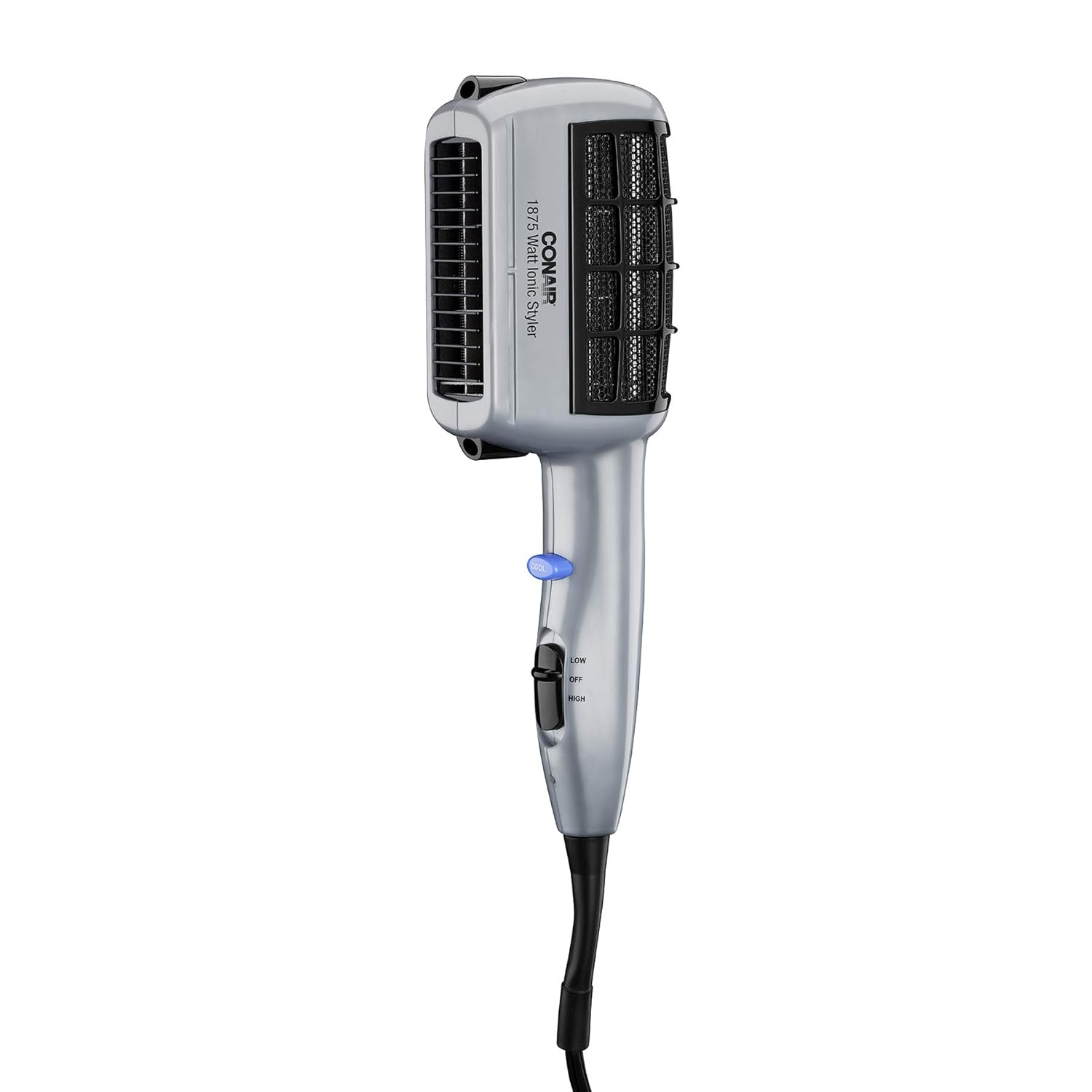 Conair 1875 Watt 3-in-1 Styling Hair Dryer with Ionic Technology and 3 Attachments: Beauty