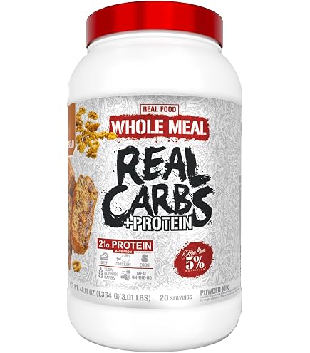 Amazon.com: 5% Nutrition Rich Piana Real Carbs + Protein | Clean