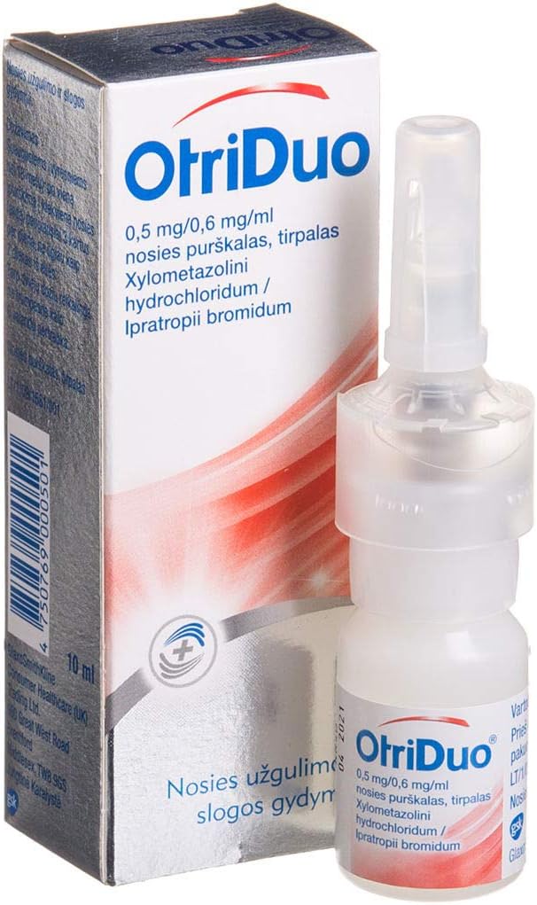 OtriDuo Nasal Congestion Spray 10ml - Treat colds, Nasal Congestion and drip (rhinorrhea)