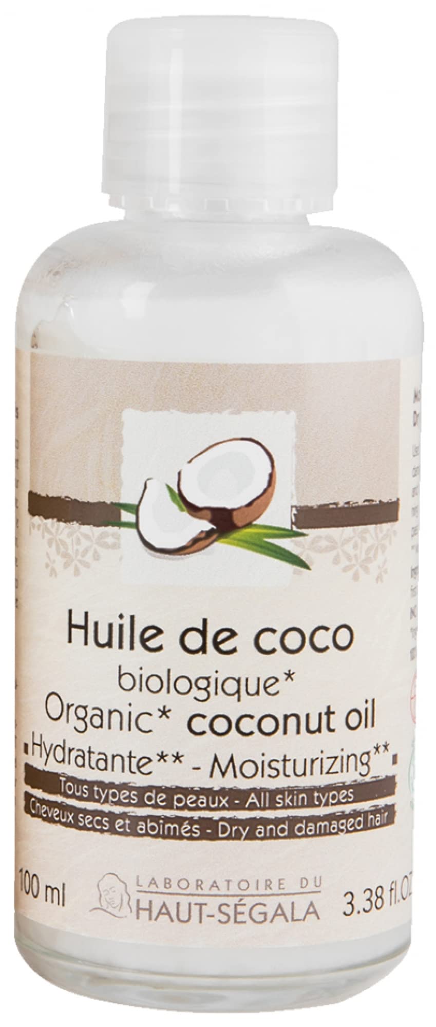 Laboratoire du Haut-Ségala Organic Coconut Oil 100ml