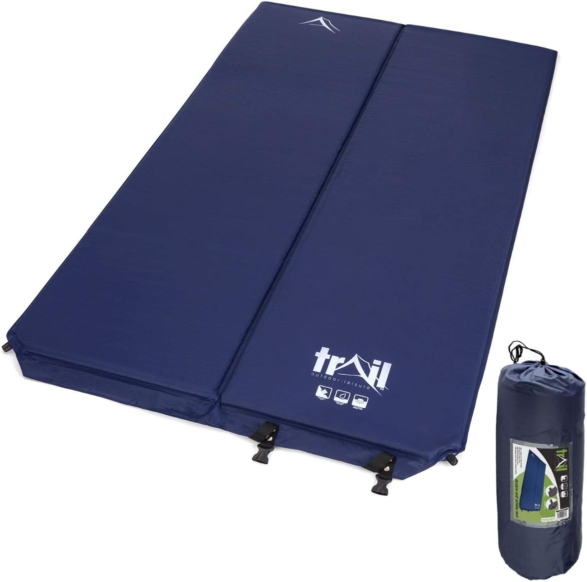 memory foam camping mattress double