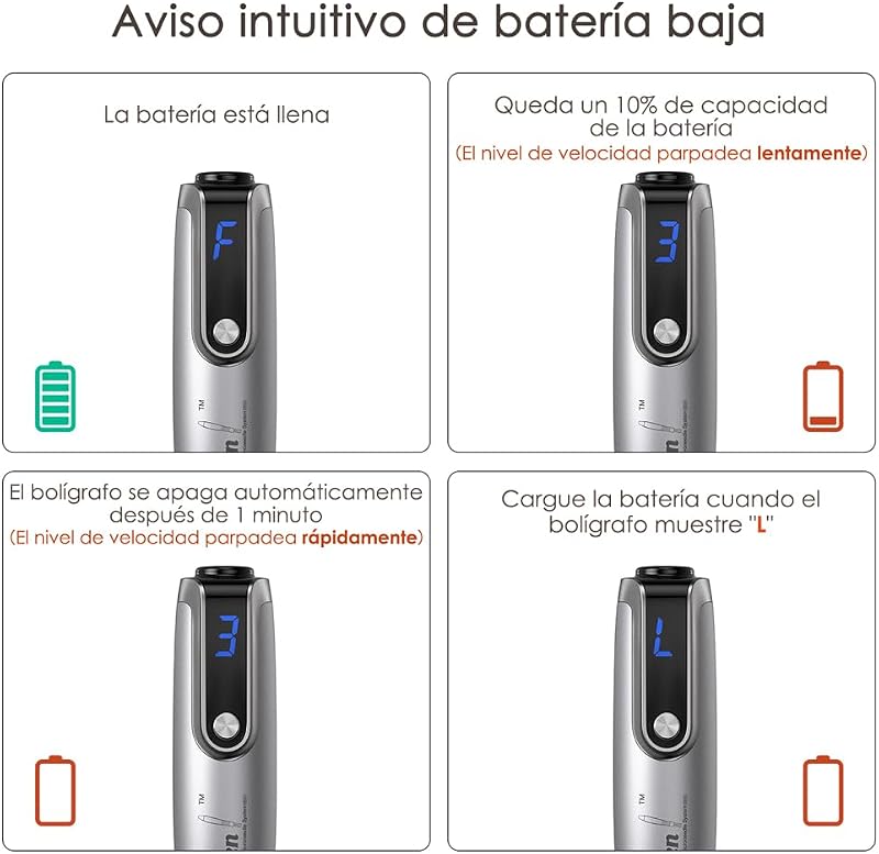 Dr.pen M8S Auténtico Inalámbrica Microneedling con 7 Cartuchos (1 c/u)