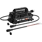 LiTime 48V 18A Lithium Battery Charger, IP65 Waterproof, 58.4V Output AC-DC | For LiFePO4 Battery, Smart 3-Stage Charging with Safety Protection for Golf Cart, Electric Outboard, Boat &amp; Home Applications