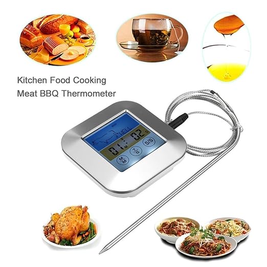 Colorido protector de barbacoa termómetro barbacoa cocina Touch ...