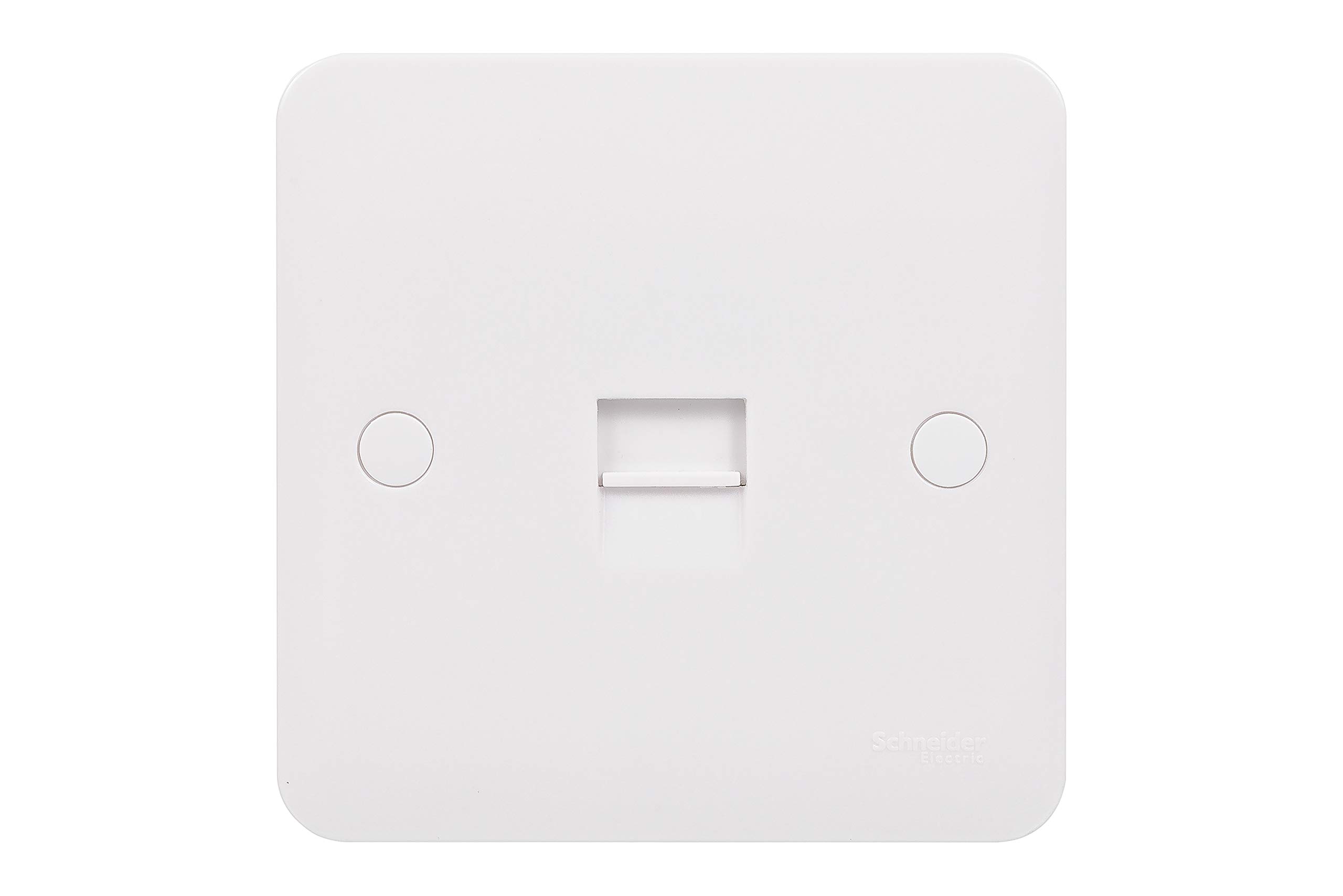 Schneider Electric Lisse White Moulded - Single Telephone Socket, Secondary, GGBL7062S, White