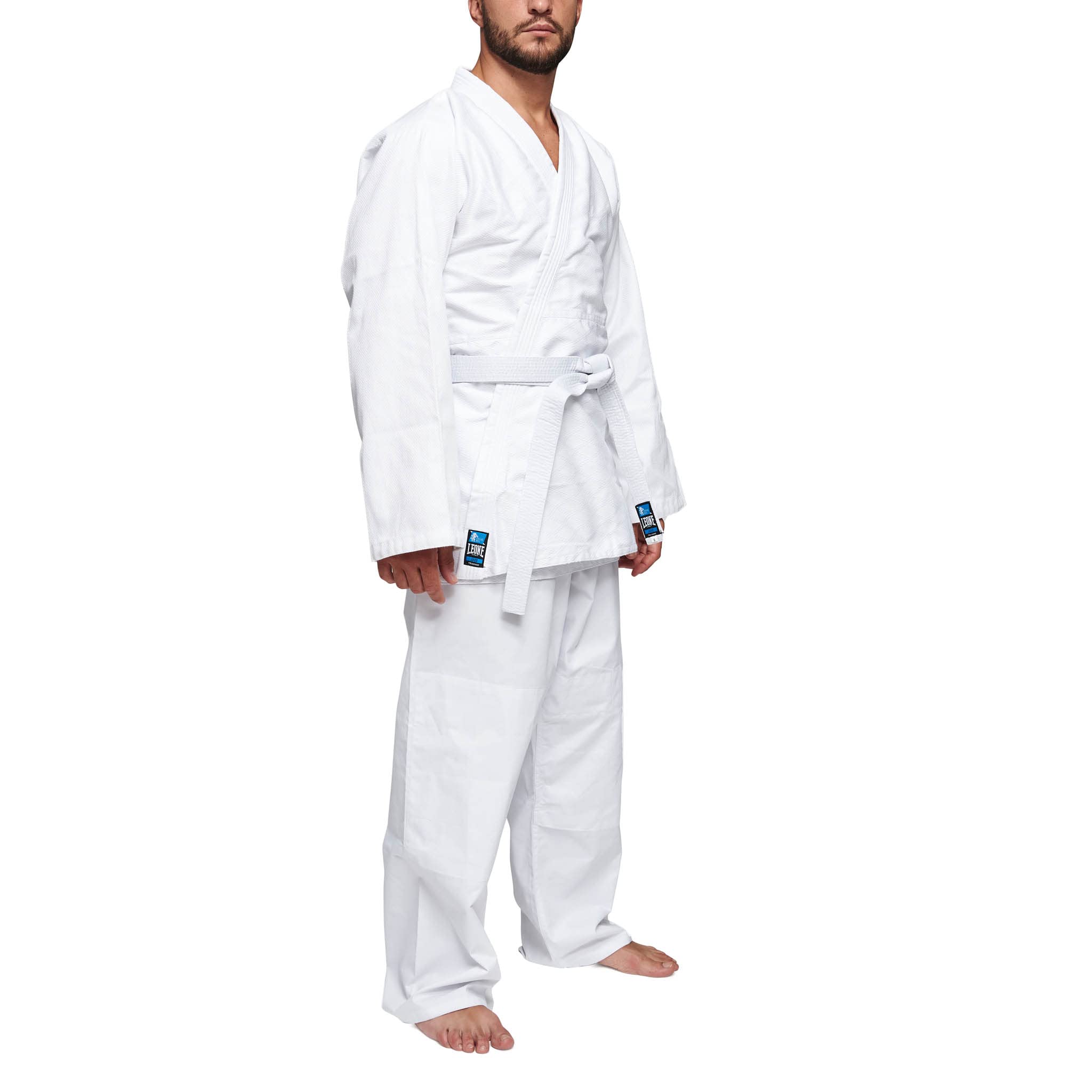 LEONE 1947, Karateji Training, Unisex, White, 180, AB400