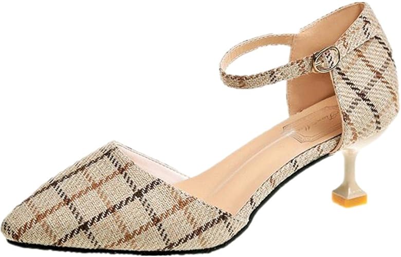 Amazon スエード シューズ 靴 ハイヒール 美脚 夏 尖る先 6cm レディース ベージュ ノーブランド品 シューズ バッグ