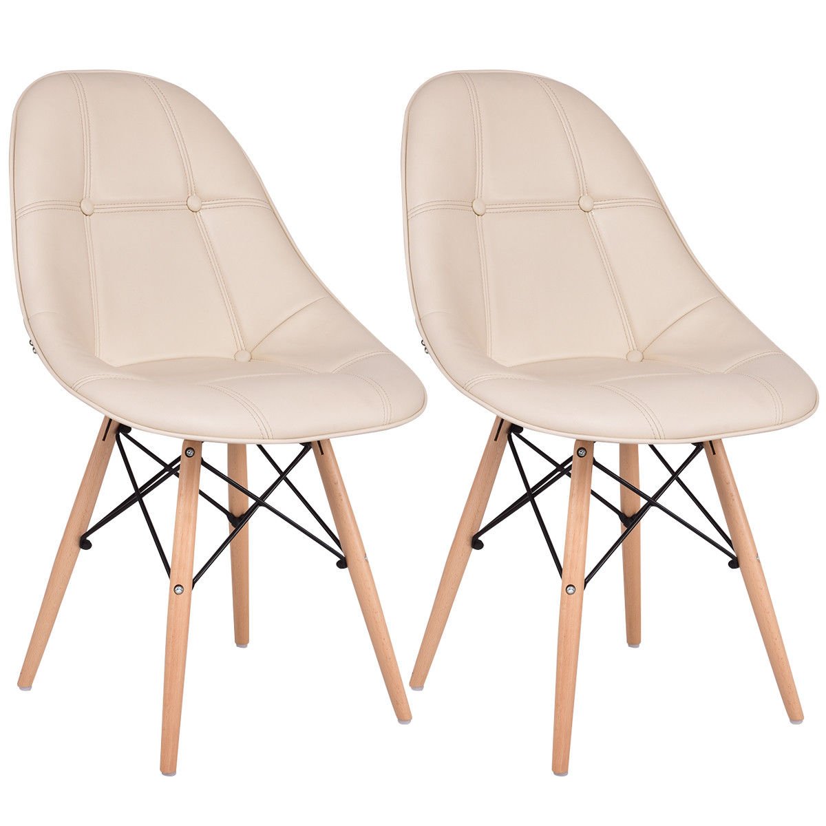 Best Pu Mid Century Modern Dining Chair