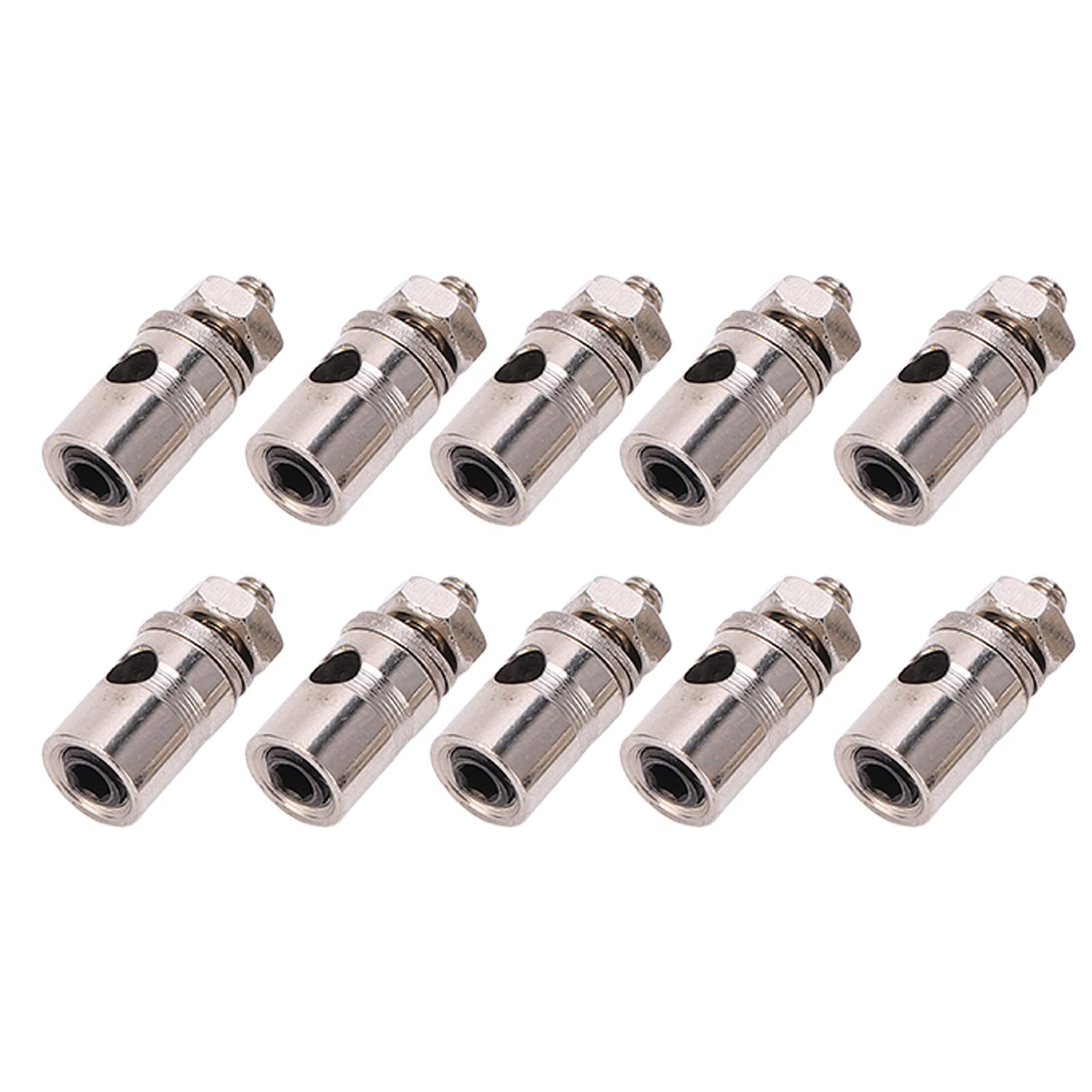 KIMISS RC Push Rod Connectors 10pcs 1.8mm Stainless Steel Linkage Stoppers for Model Airplane and Helicopter Parts