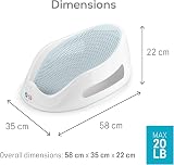 Angelcare Soft-Touch Baby Bath Support Aqua Water Level Indicator Newborn 0-6m view 9