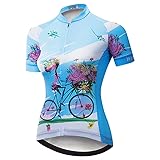 Weimostar Women's Cycling Jersey Short Sleeve Shirt
