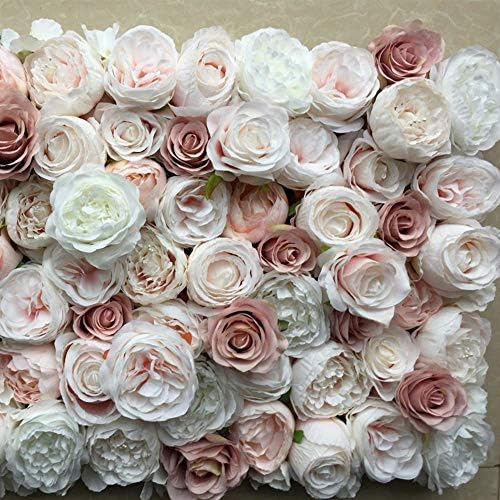 10ピース ロットmixcolor結婚式3dフラワーウォールフラワーランナー結婚式人工シルクローズ牡丹結婚式の背景装飾 まとめ買い特価