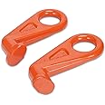 Leero Shipping Container Lifting Hooks, 12.5T Working Load Limit, Left & Right 45 Degree G80 Alloy Steel Transport Container 