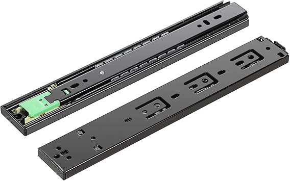 Vadania Push To Open Drawer Runners 300mm Ball Bearing 3 Fold
