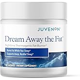 Juvenon Dream Away The Fat® – Nighttime Support with Melatonin, Grains of Paradise & Chromium – Relaxation & Metabolism Support While You Rest – 30 Capsules (15 Servings)