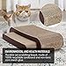ScratchMe Cat Scratcher Cardboard Lounge Bed, Cat Scratching Post with Catnip, Durable Board Pads Prevents Furniture Damagethumb 3
