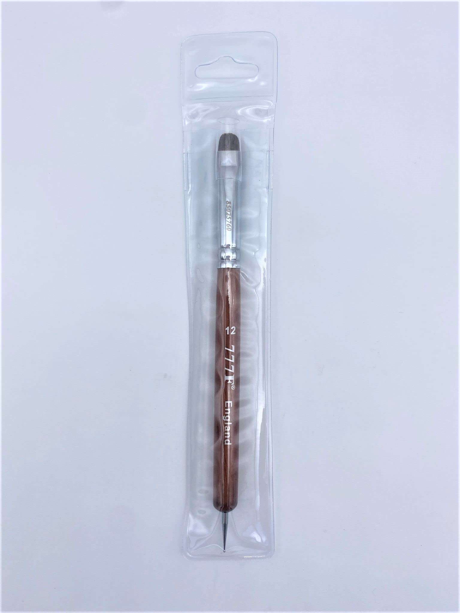 Photo 1 of 777 Premium Pure Kolinsky French Brush (Size 12 with Dotting Tool)
