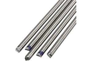 Mssoomm Titanium Ti Metal Welding Round Rods Stick Bar Shaft TIG Welding Rod Grade 2 GR2/ TA2 3.0mm x 1000mm / 0.118" x 39.4"