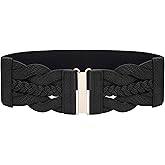 GRACE KARIN Women's Elastic Wide Belts Vintage Stretchy Belt Retro Fashion Cinch Belts for Dresses