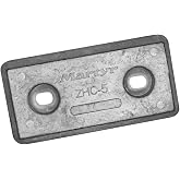 MARTYR CMZHC5AA Aluminum Hull Anode | Sacrificial Anode for your Hull, Corrosion protection for your boat in BRACKISH water