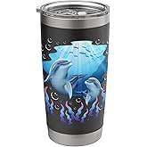 Dolphin Lover - Ocean Zoology Zookeeper Marine Biologist Stainless Steel Insulated Tumbler
