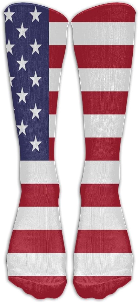 American FlagFootball Long Socks Sports Socks Sweat Uptake Running
