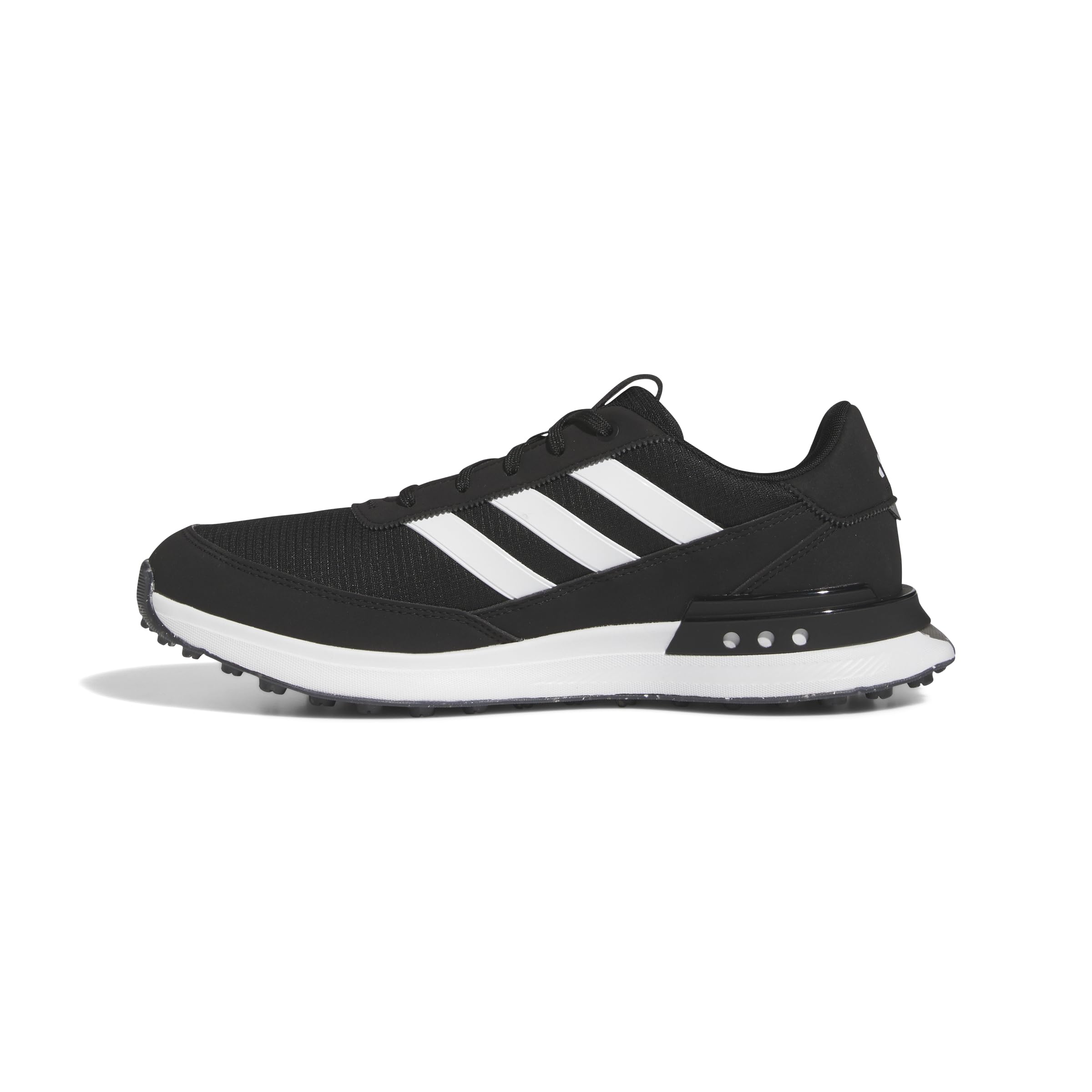 Photo 1 of **SHOWS SIGNS OF USAGE/NEEDS CLEANING** adidas Men's S2G Spikeless 24 Golf Shoes, Core Black/Footwear White/Iron Metallic, 10.5