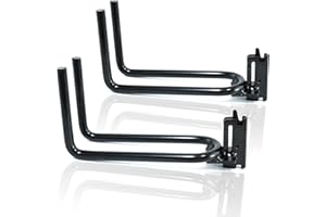 AUTOSwpozo 2-Pack E-Track Heavy Duty Shovel/Tool Hanger, E Track Hooks for Tools, Rakes, Spades in Trailers, Trucks, Workshop and Warehouse