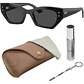 Ray-Ban RB4430 ZENA BIO-BASED Square-Round Shaped Sunglasses for Men & Women with Official RAYBAN Eyewear Kit