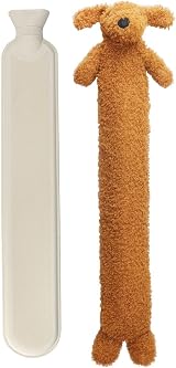 ADEPTNA Extra Long Hot Water Bottle Sherpa Plush Cover 72cm view 3