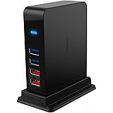 SABRENT 7 Port USB 3.0 HUB + 2 Charging Ports with 12V/4A Power Adapter [Black] (HB-U930)